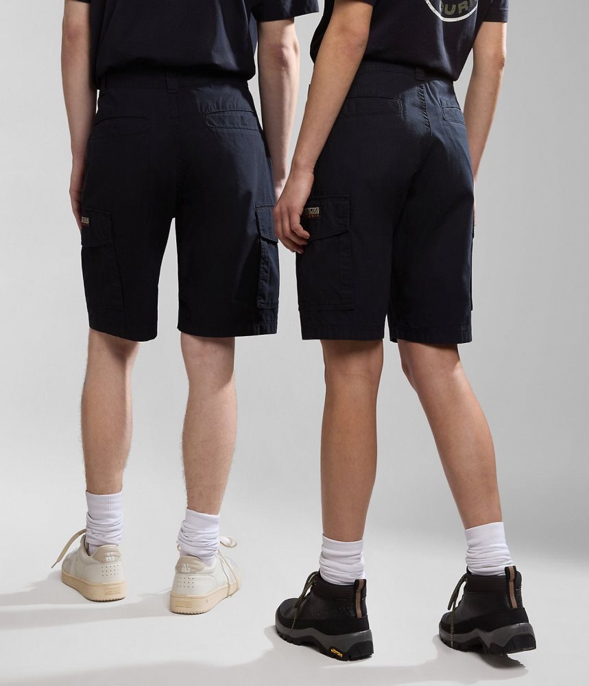 Napapijri Maranon Bermuda Shorts Muške Kratke Hlače Crne | ZYKB-01275