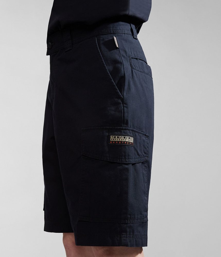 Napapijri Maranon Bermuda Shorts Muške Kratke Hlače Crne | ZYKB-01275