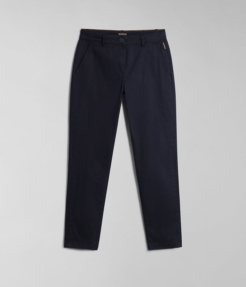 Napapijri Meridian Chino Trousers Ženske Chino Hlače Tamno Plave | GVDT-06895