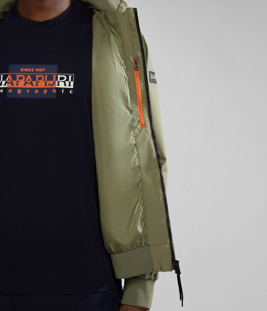 Napapijri Montavic Shell Jacket Muške Kišne Jakne Zelene | JNWF-95307