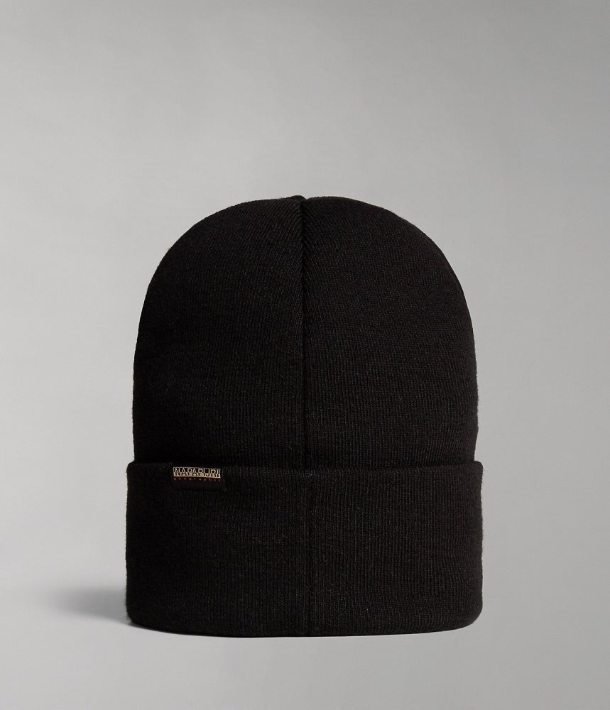 Napapijri Mountain Beanie Ženske Šeširi Crne | XFKR-32140