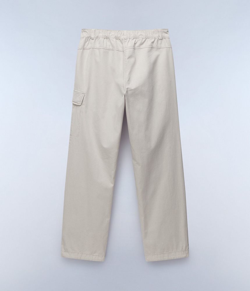 Napapijri Murg Cargo Trousers Ženske Cargo Hlače Bež Srebrne | KRVP-96743