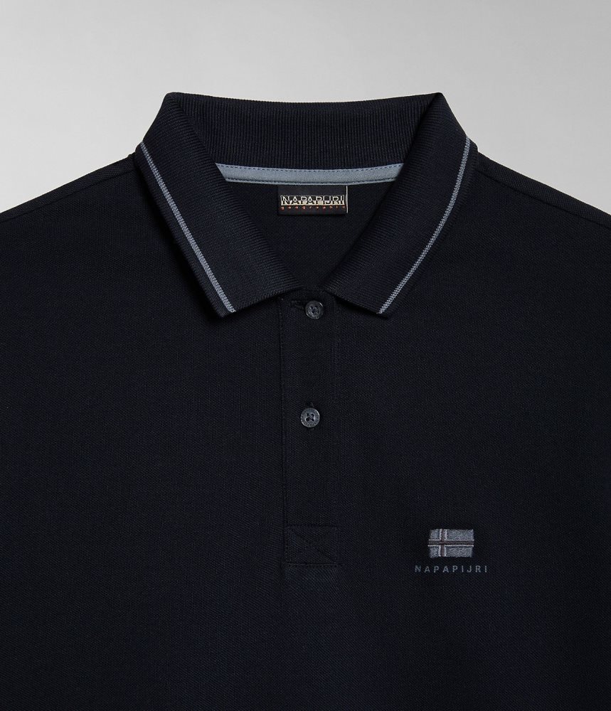 Napapijri Nina Short Sleeve Polo Shirt Ženske Polo Majice Crne | ZPEI-98127