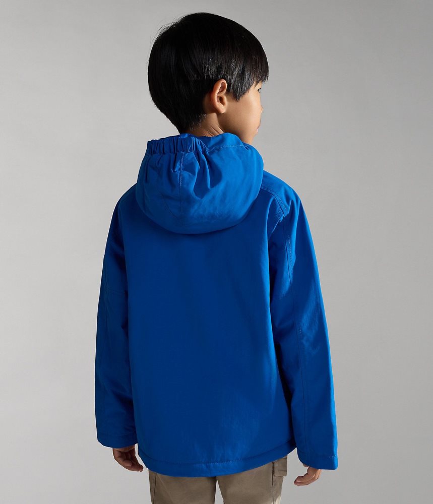 Napapijri Northfarer Winter Anorak Jacket (4-16 YEARS) Dječje Kišne Jakne Svijetlo Plave | YOPF-57013
