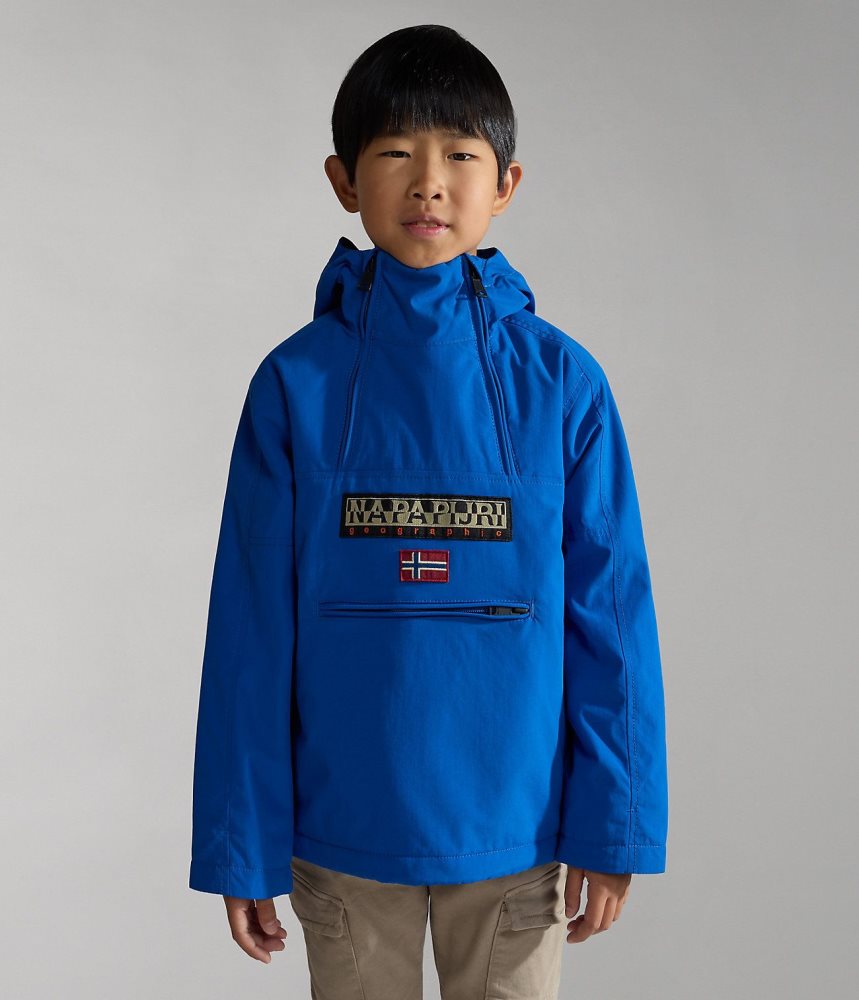 Napapijri Northfarer Winter Anorak Jacket (4-16 YEARS) Dječje Kišne Jakne Svijetlo Plave | YOPF-57013