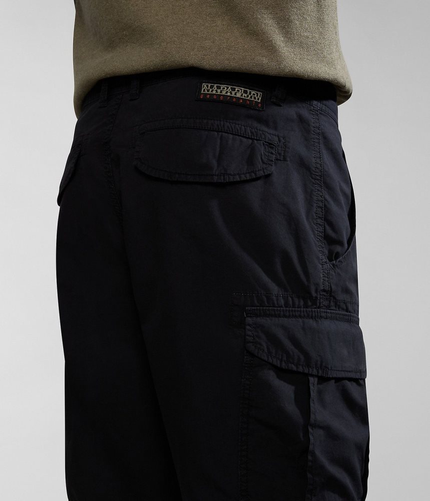 Napapijri Noto Bermuda Shorts Muške Kratke Hlače Crne | ZGAL-48957