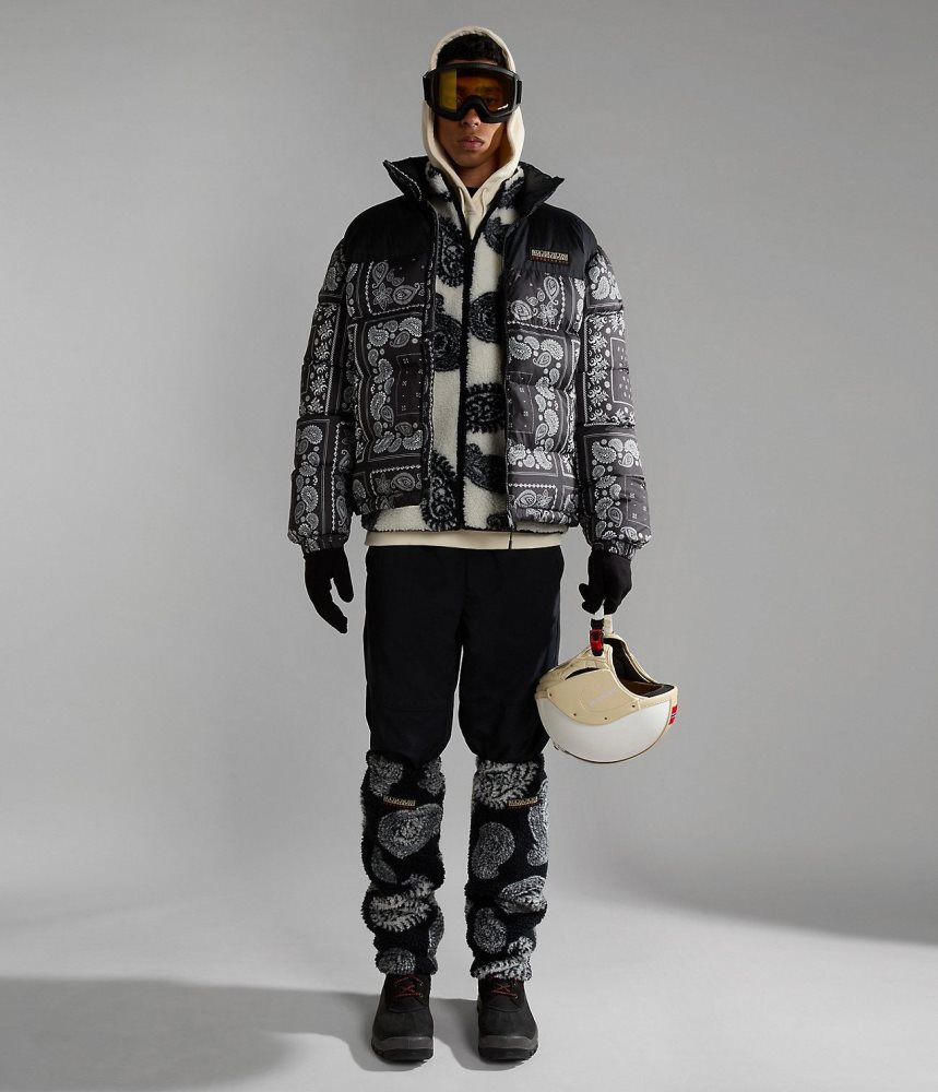 Napapijri Paisley Full-Zip Fleece Ženske Fleece Bijele | YCXW-75190