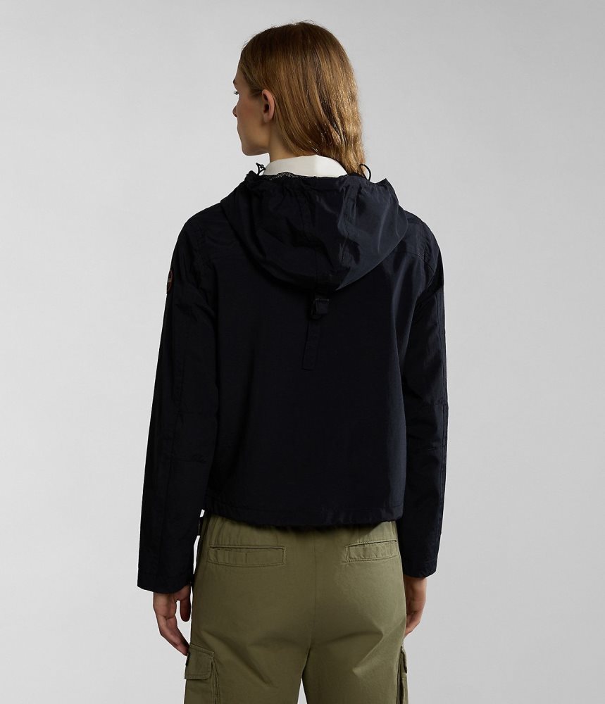 Napapijri Rainforest Open Summer Jacket Ženske Vjetrovka Crne | ZOUT-49278