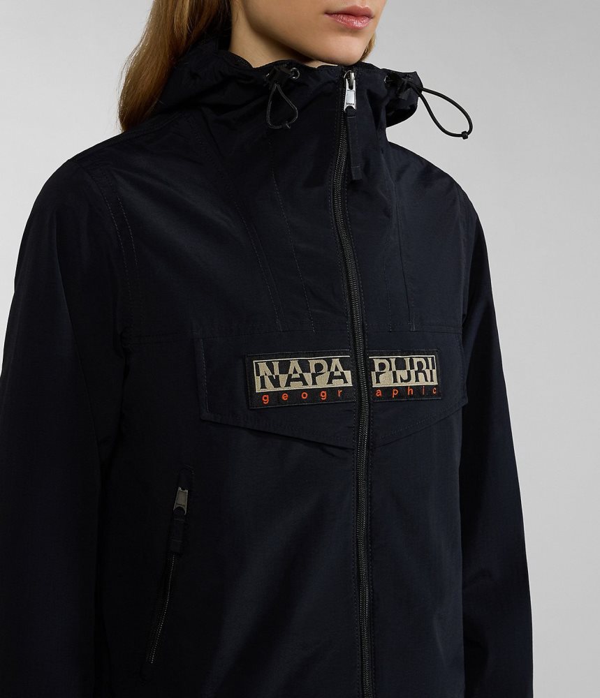Napapijri Rainforest Open Summer Jacket Ženske Vjetrovka Crne | ZOUT-49278