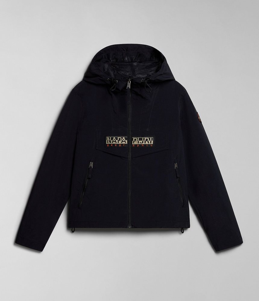 Napapijri Rainforest Open Summer Jacket Ženske Vjetrovka Crne | ZOUT-49278
