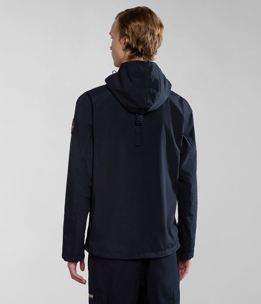 Napapijri Rainforest Open Summer Jacket Muške Kišne Jakne Crne | YXHM-65239