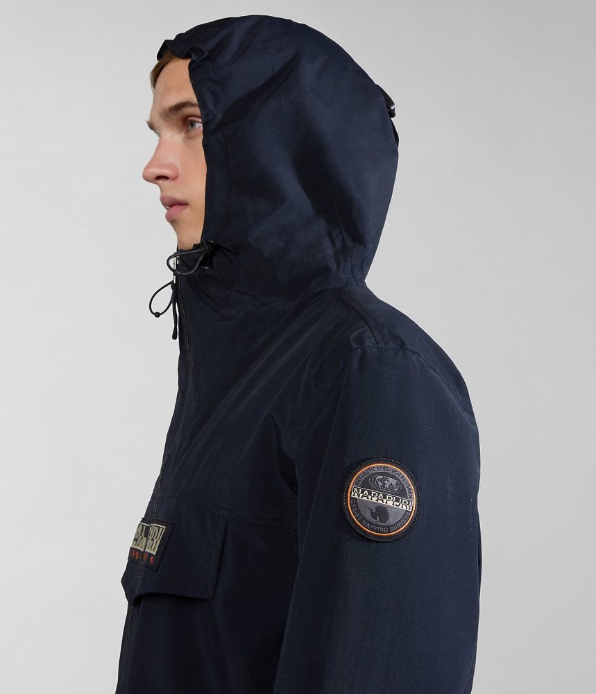 Napapijri Rainforest Open Summer Jacket Muške Kišne Jakne Crne | YXHM-65239