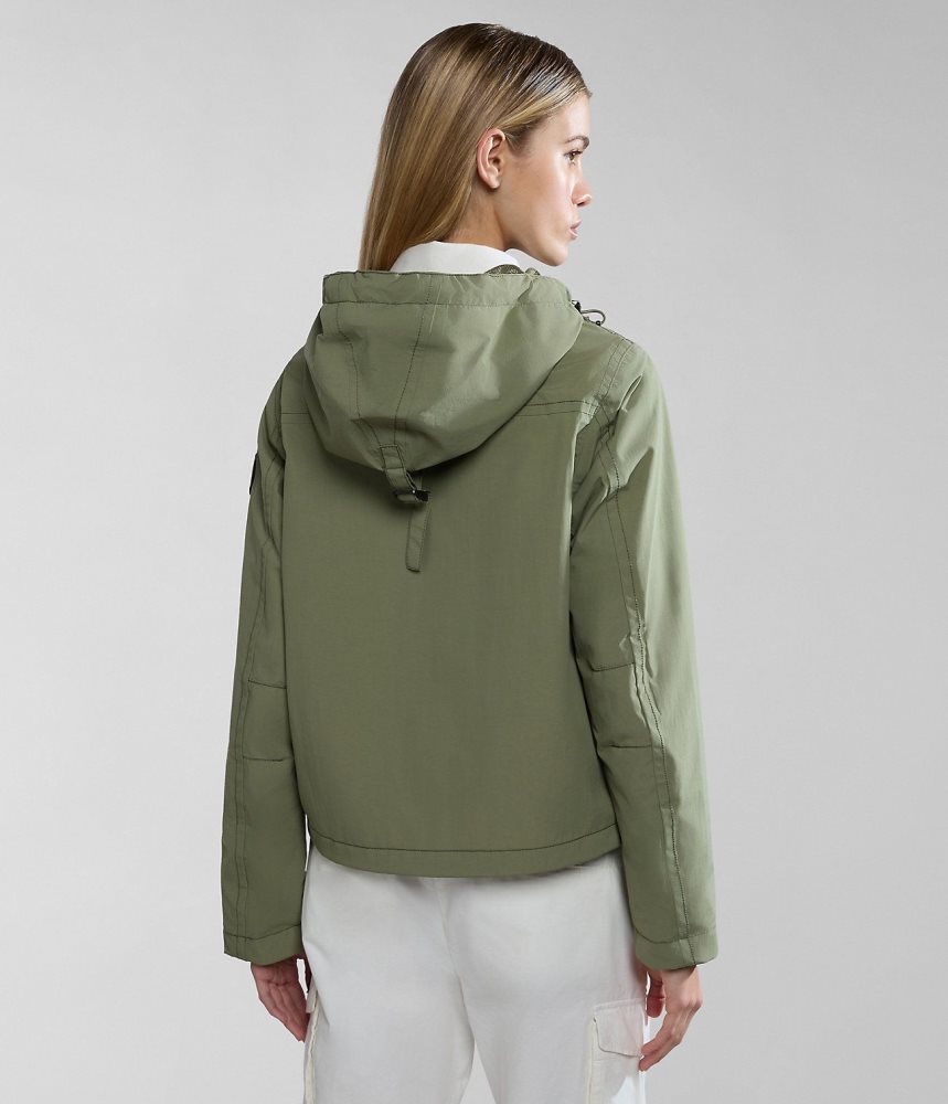 Napapijri Rainforest Open Summer Jacket Ženske Short Jackets Zelene | YSAV-68150
