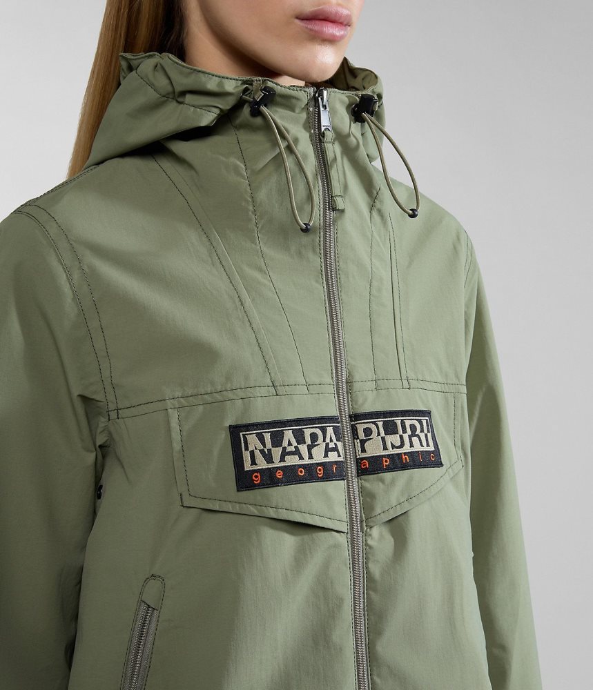 Napapijri Rainforest Open Summer Jacket Ženske Short Jackets Zelene | YSAV-68150