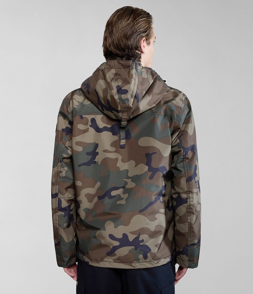 Napapijri Rainforest Open Summer Print Jacket Muške Vjetrovka Multicolour | IJBN-67290