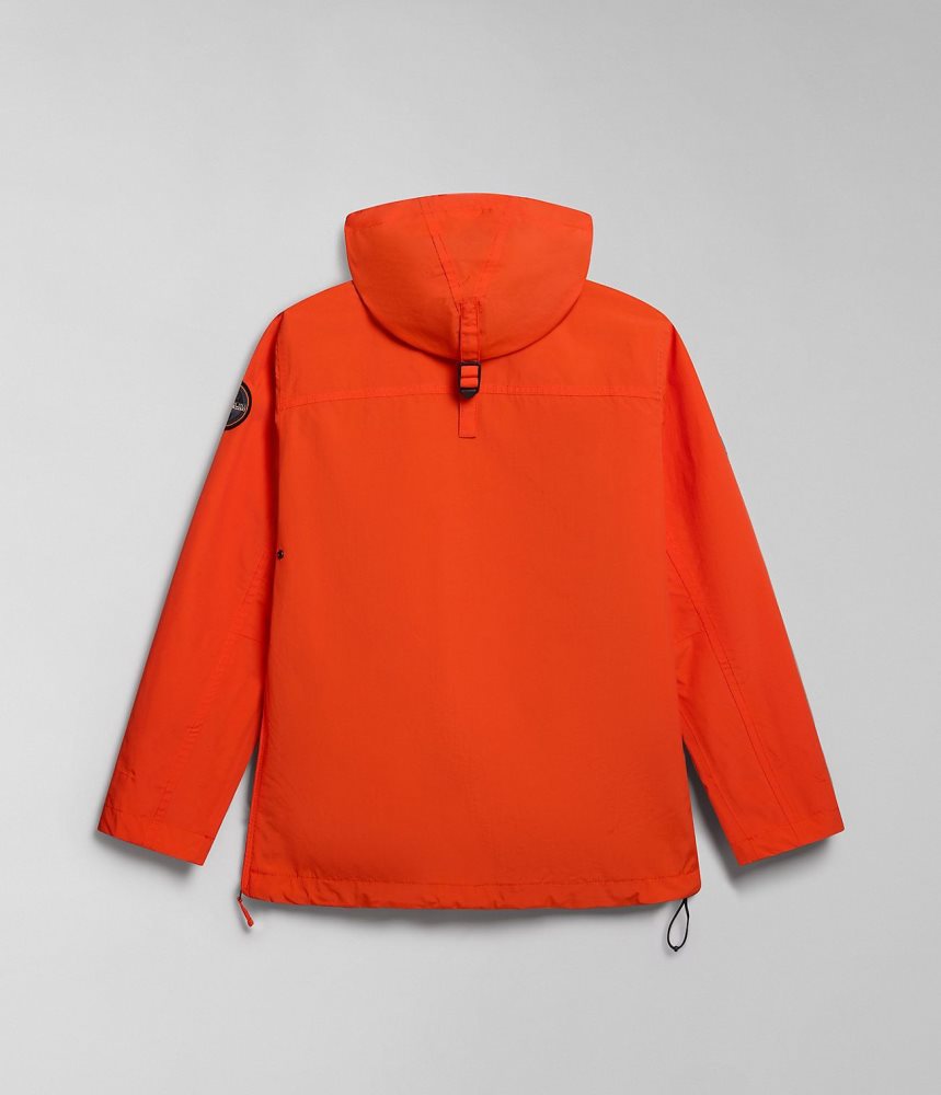 Napapijri Rainforest Pocket Summer Anorak Jacket Muške Vjetrovka Narančaste | XRMD-39658