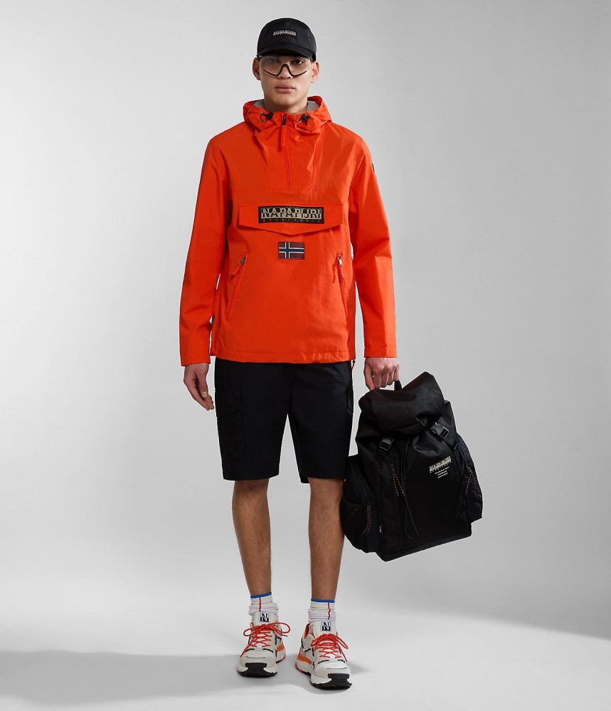 Napapijri Rainforest Pocket Summer Anorak Jacket Muške Anoraks Narančaste | XBPR-38746