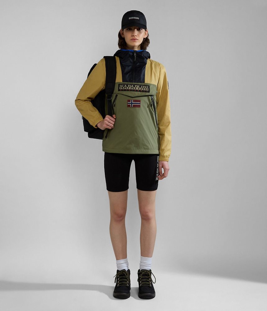 Napapijri Rainforest Ripstop Anorak Jacket - Unisex Ženske Kišne Jakne Multicolour | USJB-27634