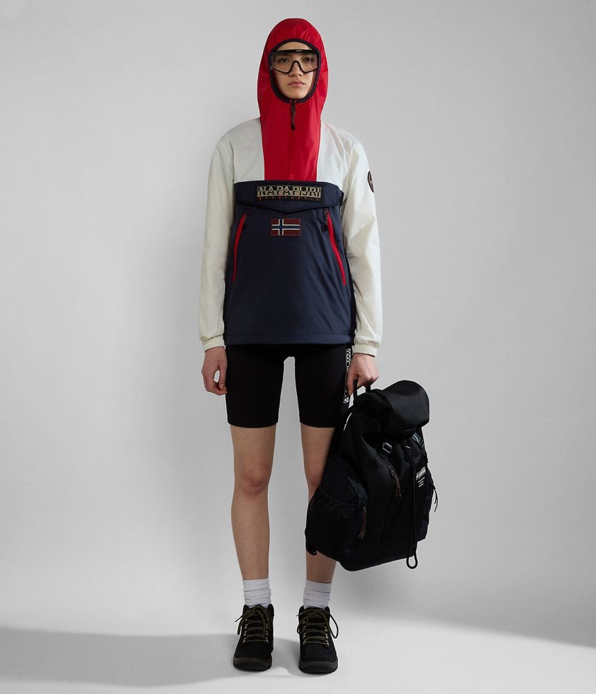 Napapijri Rainforest Ripstop Anorak Jacket - Unisex Muške Vjetrovka Multicolour | ZDAM-81245