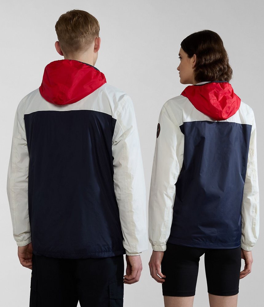 Napapijri Rainforest Ripstop Anorak Jacket - Unisex Muške Vjetrovka Multicolour | ZDAM-81245