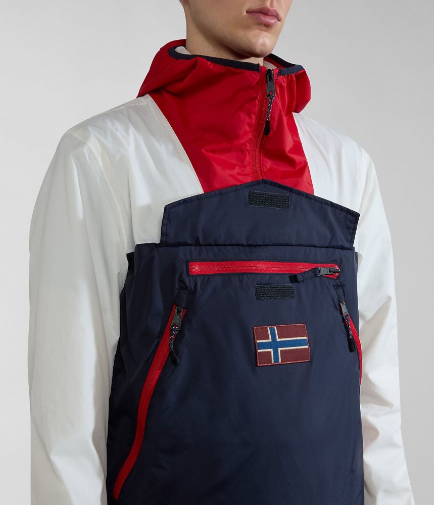 Napapijri Rainforest Ripstop Anorak Jacket - Unisex Muške Vjetrovka Multicolour | ZDAM-81245