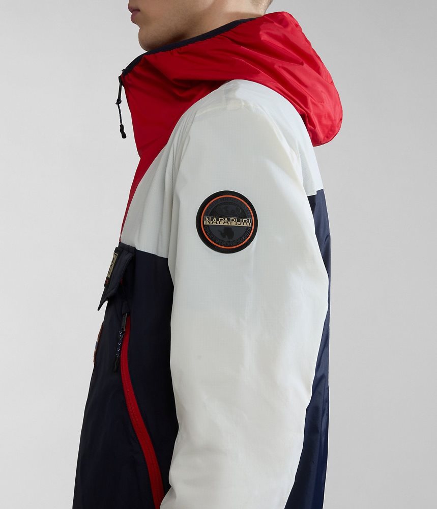 Napapijri Rainforest Ripstop Anorak Jacket - Unisex Muške Vjetrovka Multicolour | ZDAM-81245