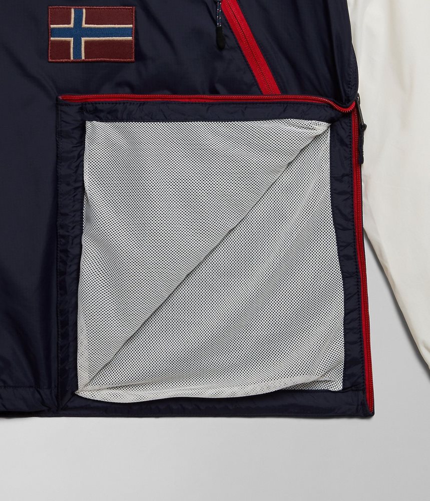 Napapijri Rainforest Ripstop Anorak Jacket - Unisex Muške Vjetrovka Multicolour | ZDAM-81245