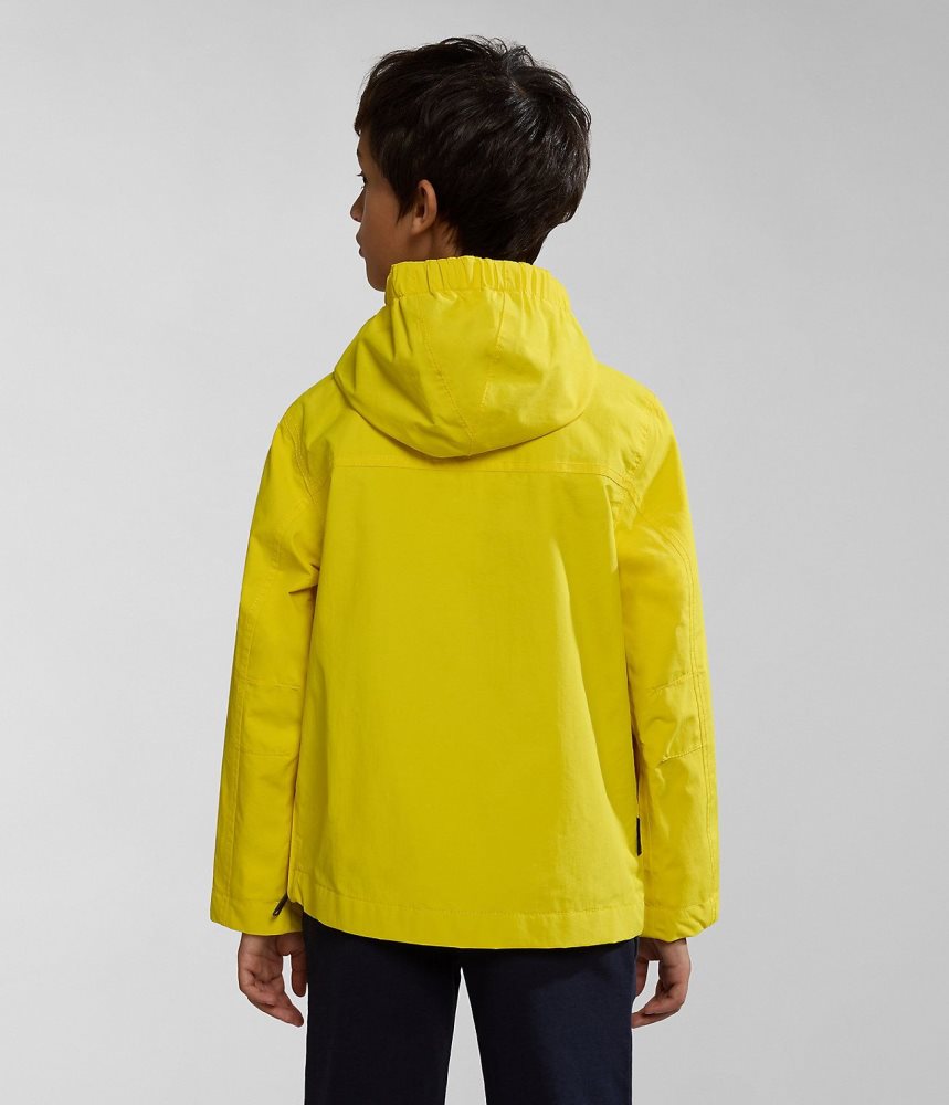 Napapijri Rainforest Summer Anorak Jacket (4-16 YEARS) Dječje Anoraks Žute | XPNZ-28734