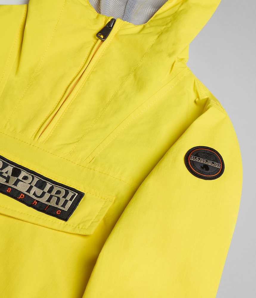 Napapijri Rainforest Summer Anorak Jacket (4-16 YEARS) Dječje Anoraks Žute | XPNZ-28734