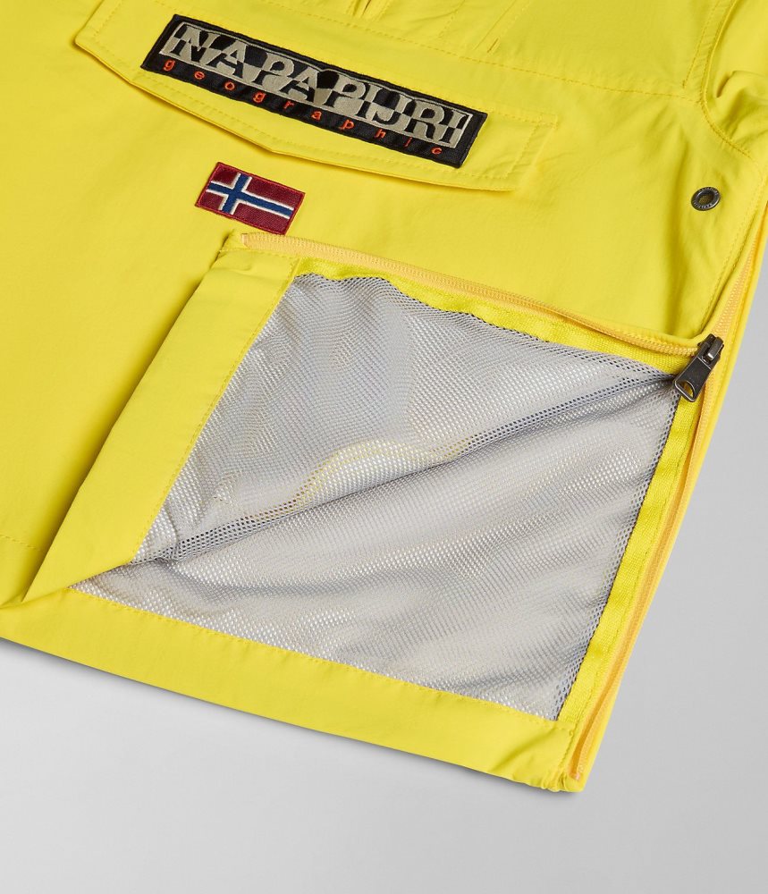 Napapijri Rainforest Summer Anorak Jacket (4-16 YEARS) Dječje Anoraks Žute | XPNZ-28734