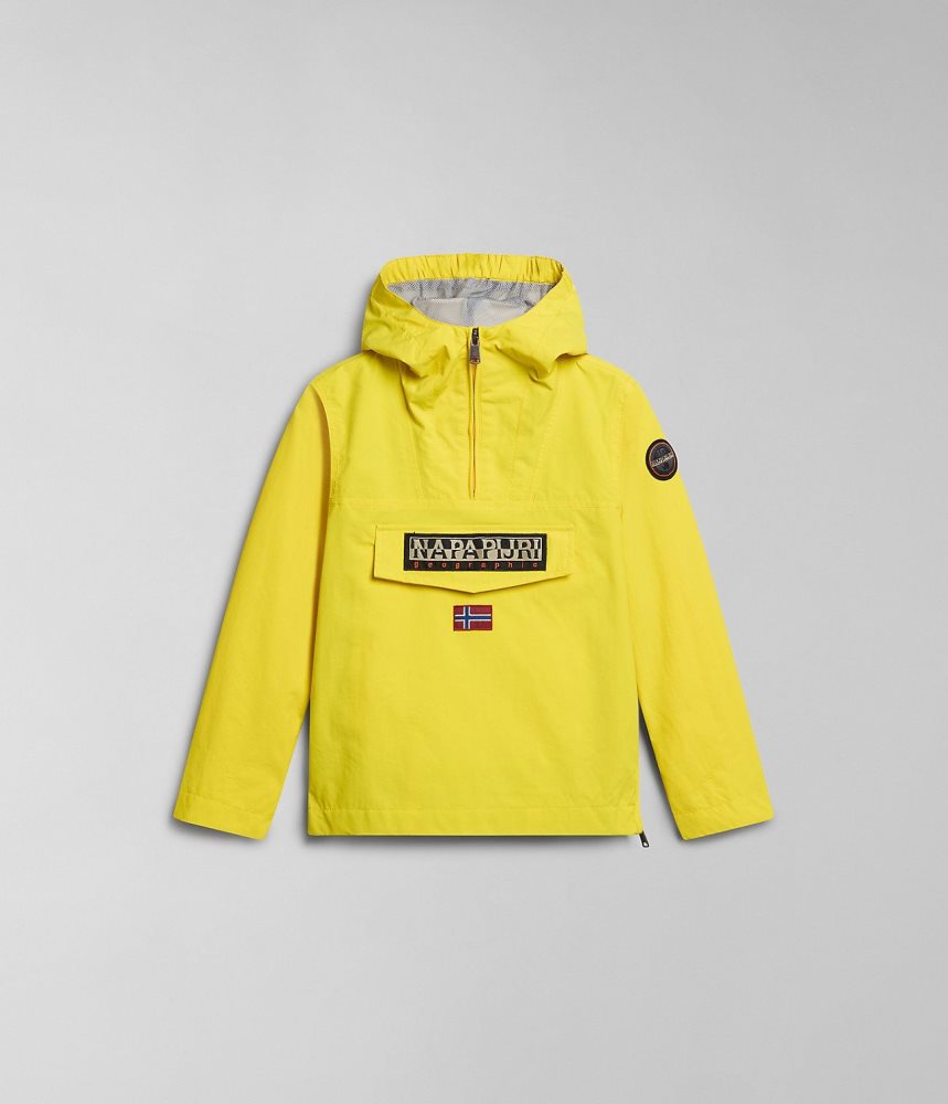 Napapijri Rainforest Summer Anorak Jacket (4-16 YEARS) Dječje Anoraks Žute | XPNZ-28734