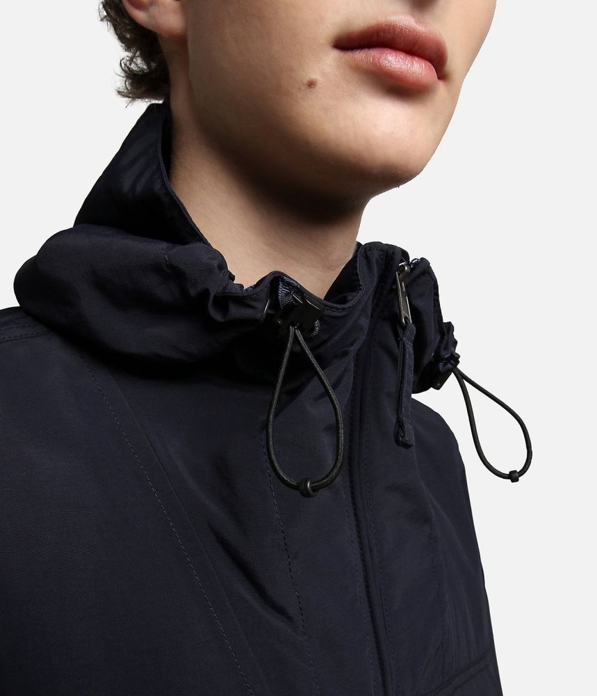 Napapijri Rainforest Summer Anorak Jacket Muške Vjetrovka Tamno Plave | WBYQ-61579