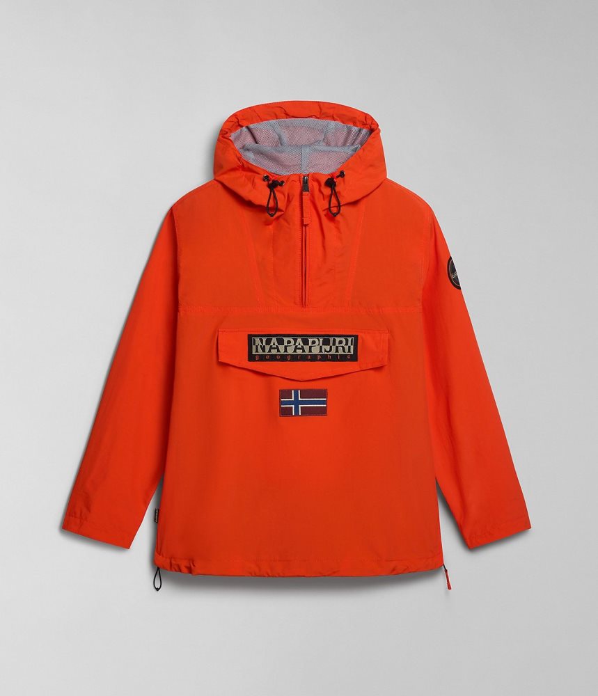 Napapijri Rainforest Summer Anorak Jacket Muške Vjetrovka Narančaste | ISDH-20841