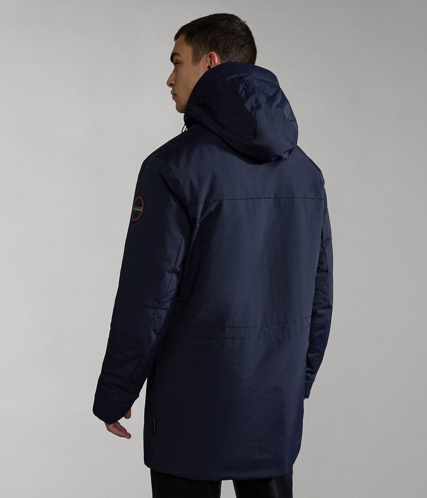 Napapijri Rankine Parka Jacket Muške Parka Jakne Tamno Plave | QHVC-91072