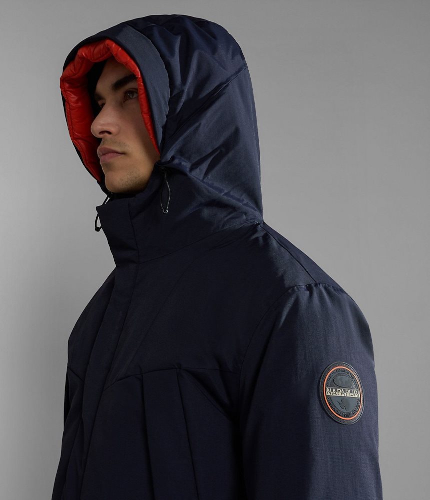 Napapijri Rankine Parka Jacket Muške Parka Jakne Tamno Plave | QHVC-91072
