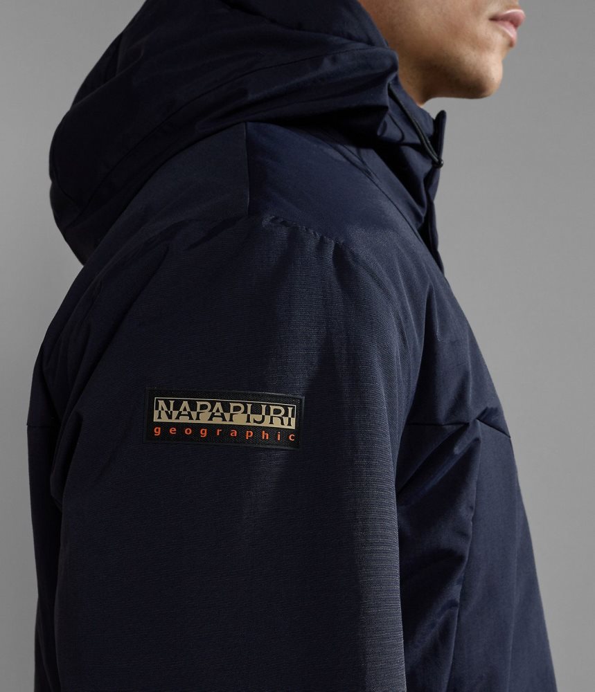 Napapijri Rankine Parka Jacket Muške Parka Jakne Tamno Plave | QHVC-91072