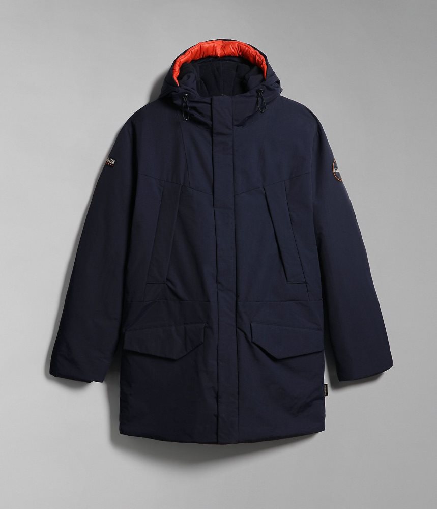 Napapijri Rankine Parka Jacket Muške Parka Jakne Tamno Plave | QHVC-91072