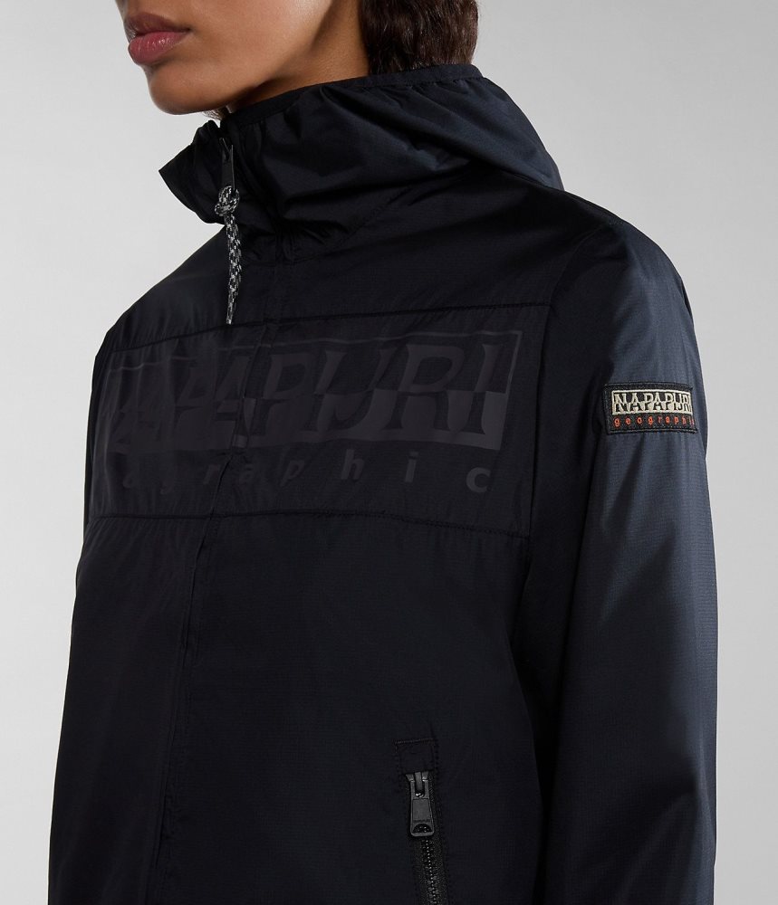 Napapijri Raymi Short Jacket Ženske Short Jackets Crne | YKDA-41908