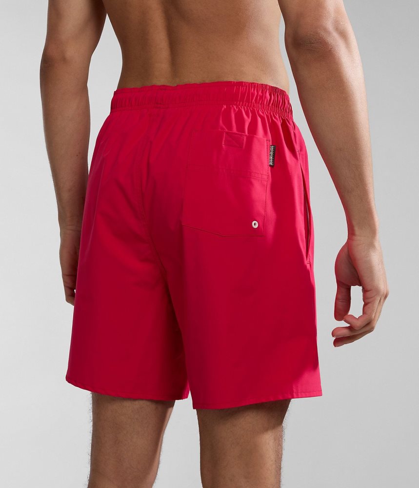 Napapijri Sahtu Swimming Trunks Muške Kupaće Gaće Crvene | VYKX-65038