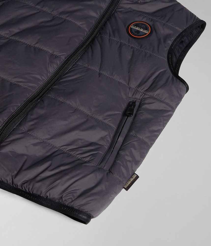 Napapijri Santafe Vest (4-16 YEARS) Dječje Gilet Tamno Sive | QWPI-52839
