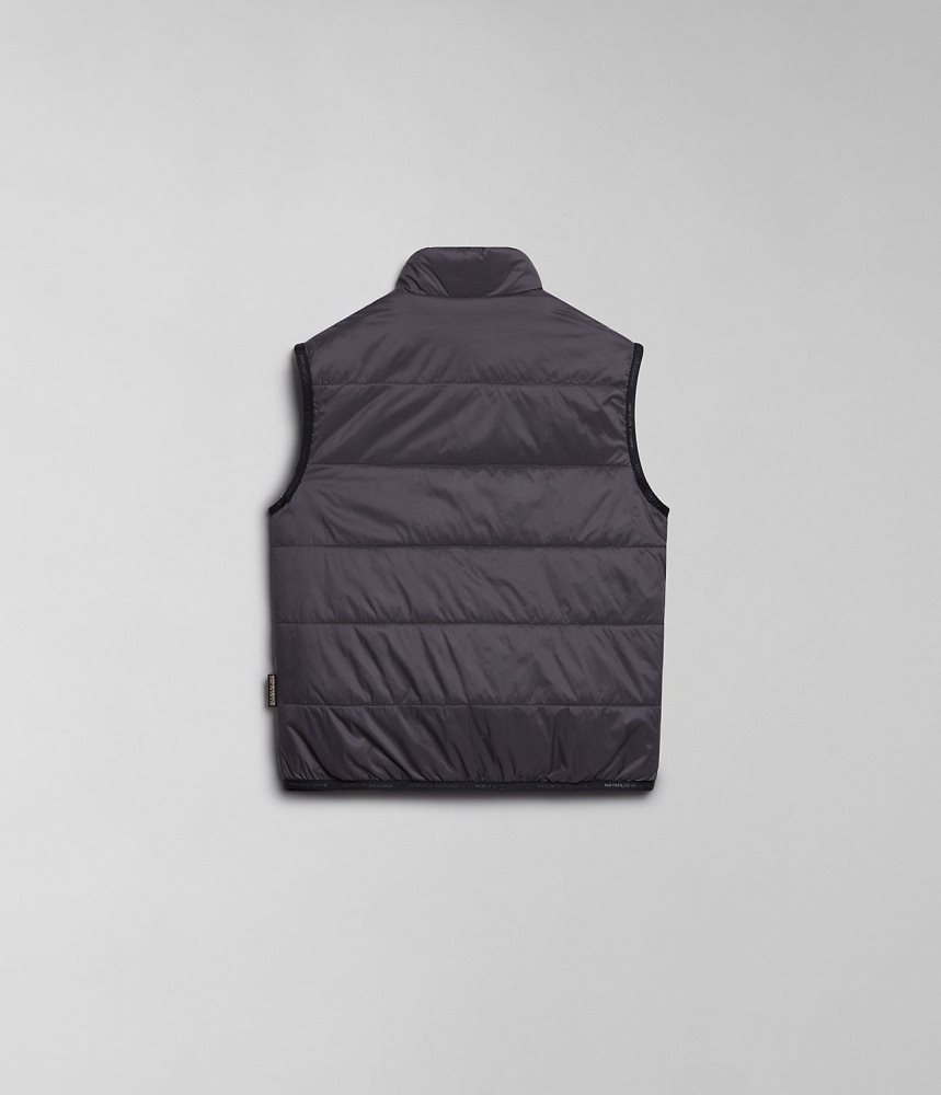 Napapijri Santafe Vest (4-16 YEARS) Dječje Gilet Tamno Sive | QWPI-52839
