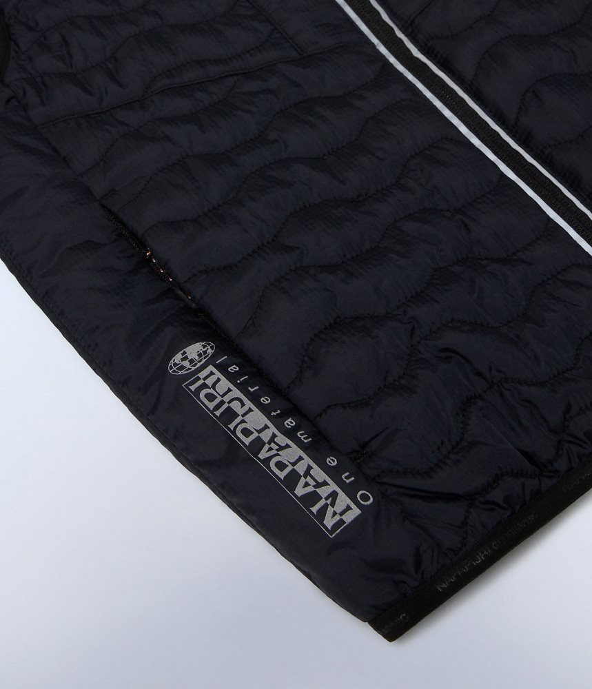 Napapijri Sarine Vest (4-16 YEARS) Dječje Gilet Crne | GQVF-49280