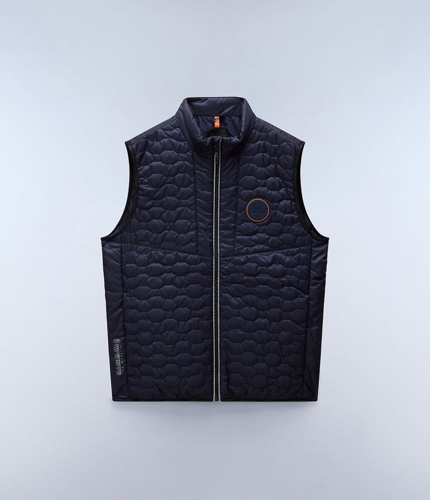 Napapijri Sarine Vest Muške Gilet Tamno Plave | XFBC-94286