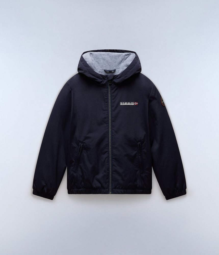 Napapijri Scott Short Jacket (4-16 YEARS) Dječje Short Jackets Tamno Plave | VBUW-46387