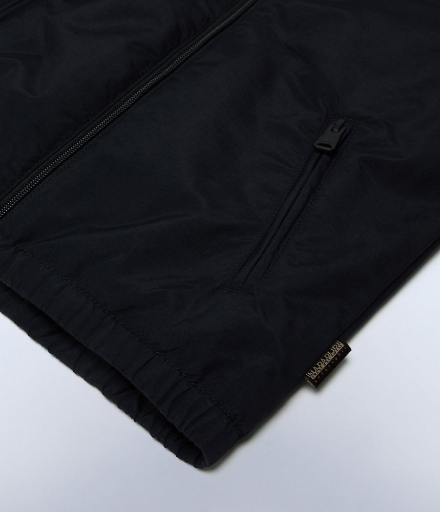 Napapijri Scott Short Jacket (4-16 YEARS) Dječje Kišne Jakne Crne | VBMI-64139