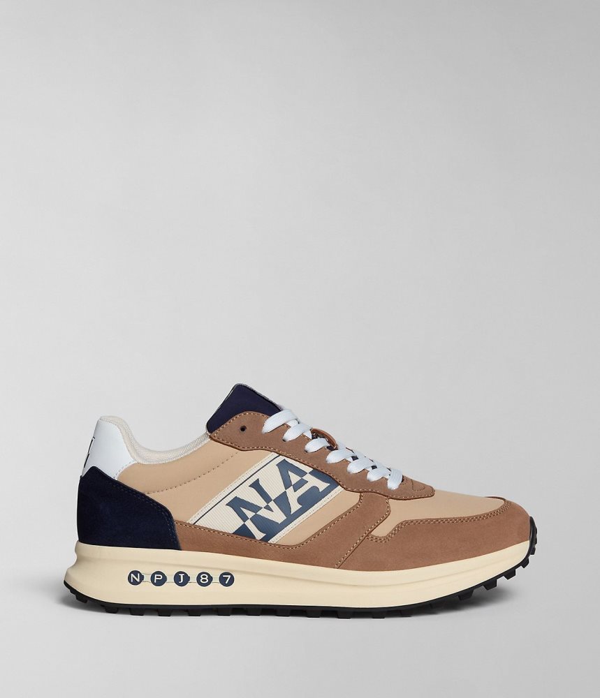 Napapijri Slate OG Trainers Muške Tenisice Boje Senfa | JXIM-25814
