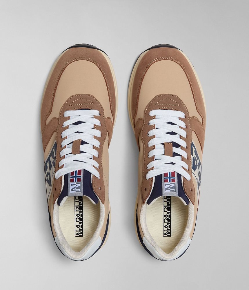 Napapijri Slate OG Trainers Muške Tenisice Boje Senfa | JXIM-25814