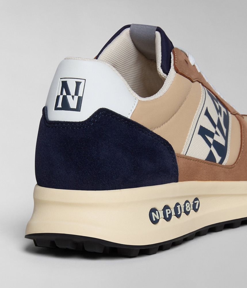 Napapijri Slate OG Trainers Muške Tenisice Boje Senfa | JXIM-25814