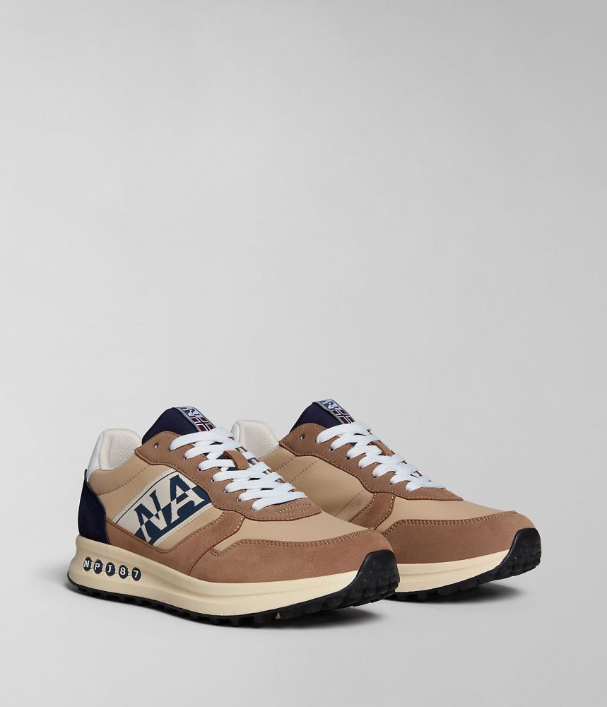 Napapijri Slate OG Trainers Muške Tenisice Boje Senfa | JXIM-25814