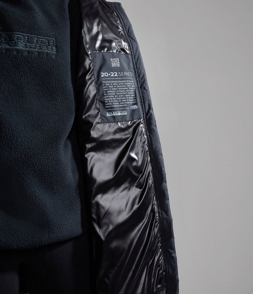 Napapijri Thermo Puffer Vest Ženske Gilet Crne | EMVN-58901